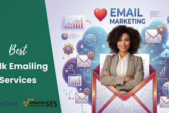 send bulk email marketing campaign using ses sendgrid