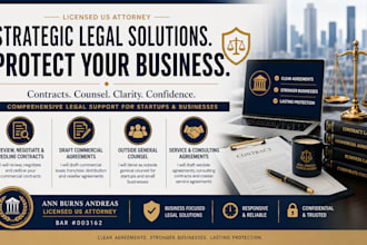 review, redline, and negotiate commercial contracts as a US attorney