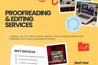 proofread and edit your documents, reports, and correspondence