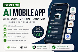 develop ai mobile app ai integration mobile app ios app mobile app developer ai