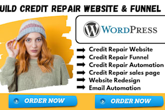 setup credit repair website credit repair landing page funnels automation