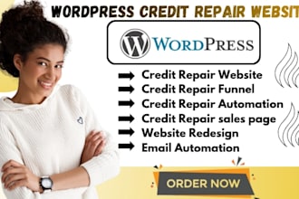 setup credit repair website credit repair landing page funnels automation