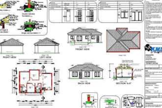 draw UK planning permission, building regulation and structural drawings