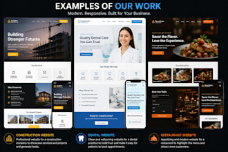 build a modern small business website