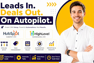 hubspot gohighlevel CRM setup pipeline tags custom fields automation workflow