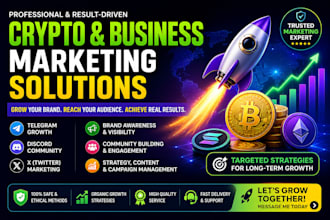 do crypto marketing, blockchain promotion, web3 marketing and business growth