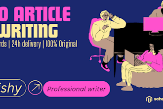 write SEO articles blog posts and website content