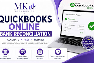 do quickbooks online bank reconciliation