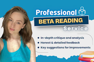 critically betaread romance fantasy genre fiction book novel manuscript feedback