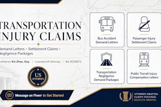 draft a bus accident injury demand letter as a US attorney