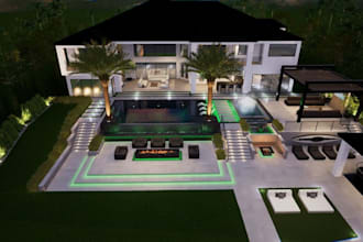 create landscape design, garden plans, master plans and 3d landscape rendering