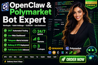 build arbitrage bot polymarket openclaw ai trading bot kalshi bot web3 dapp bot