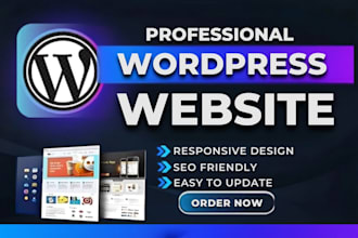 create wordpress website, business website, build website and redesign website