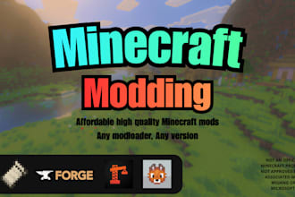 develop a custom minecraft mod for any loader