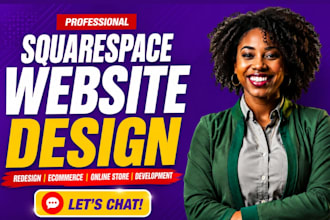 squarespace website design redesign ecommerce website online store development