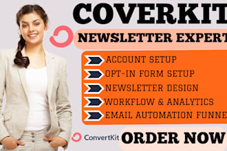 setup coverkit newsletter convertkit campaign convertkit setup kit automation