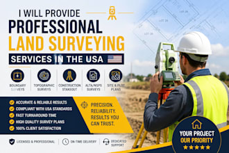 provide professional land surveying services in the USA