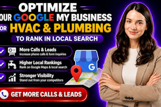 optimize google my business for hvac and plumbing local SEO ranking