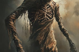 horror and fantasy horror character,or horror character