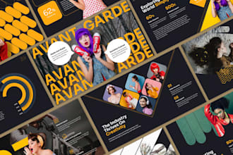 create design or redesign presentation design for company presentation