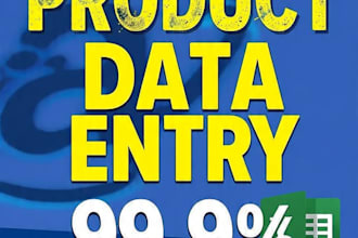do amazon and ebay product data entry