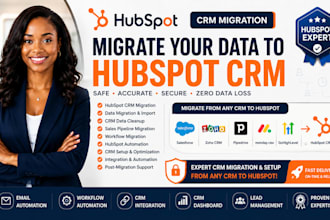 create migrate salesforce, zoho CRM, pipedrive, hubspot CRM, CRM data migration
