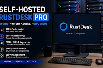 deploy and configure self hosted rustdesk pro server
