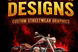 retro vintage t shirt and bike gaming graphics