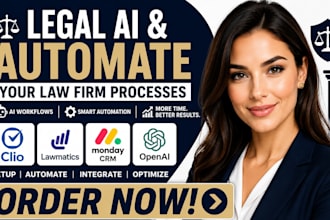 setup legal ai automate clio lawmatics law process monday crm workflow openai
