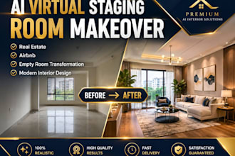 create ai virtual staging and room makeover images for real estate