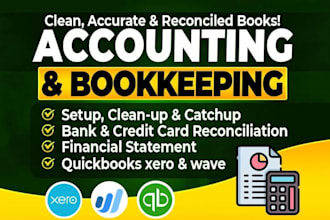 do quickbooks clean up, setup and bookkeeping using quickbooks online