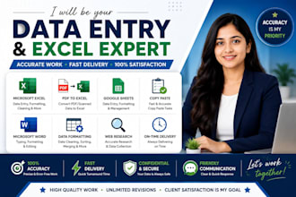 do excel data entry and typing