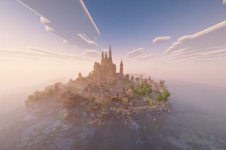 make custom minecraft builds including medieval and cyberpunk themes