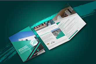 design bifold, trifold brochure or catalog