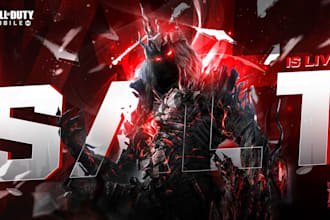 design high  ctr gaming thumbnails for your youtube videos