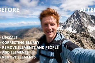 fix blurry photos, enhance them, and improve their resolution