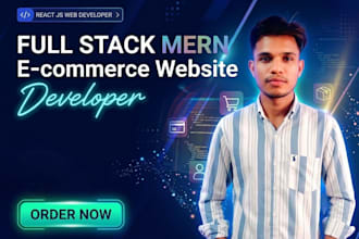 build a mern stack ecommerce website or saas dashboard