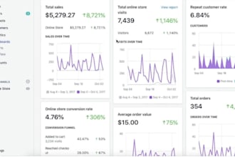 build an automated shopify dropshipping store or shopify website