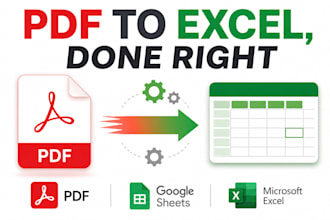 convert your PDF files to clean, structured excel spreadsheets