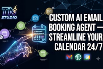 build an ai email booking agent using make and openai