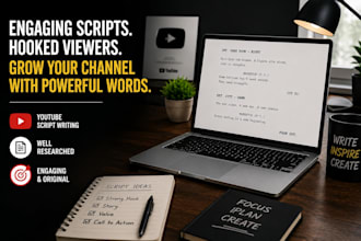 write engaging youtube scripts