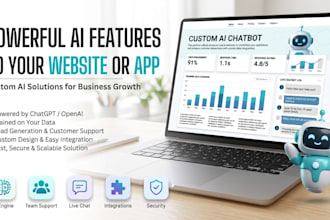 add an ai chatbot or ai feature to your website or app