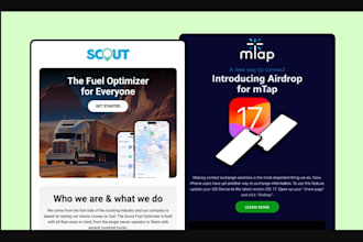 design a professional brevo email template newsletter