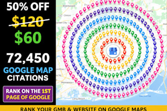 do 72,450 google maps citations for gmb ranking