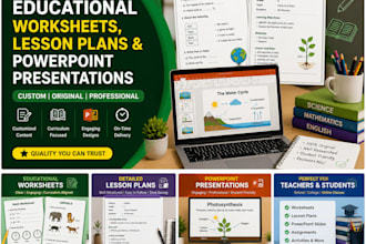 create professional educational materials and presentations