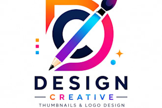 design a modern logo and thumbnail