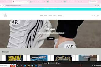 redesign shopify store and optimize shopify for all services