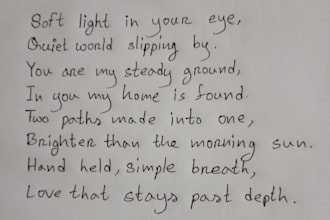 write elegant handwritten letters, scripts, and notes