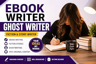 be your professional horror ghostwriter and ebook writer