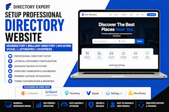 setup geodirectory website, brilliant directory, mylisting, directory website